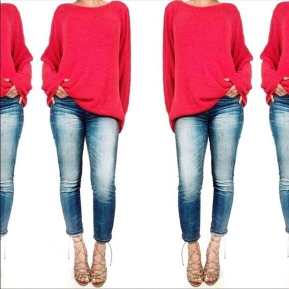 Rachel Zoe Karla Pullover Sweater Open Knit Coral - Picture 9 of 10